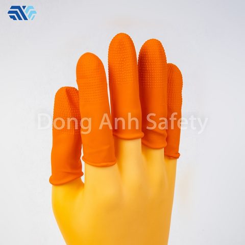 Ngón cao su cam sần mỏng