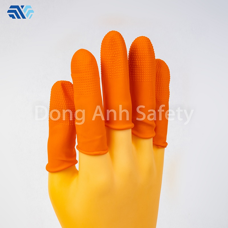 Ngón cao su cam sần mỏng