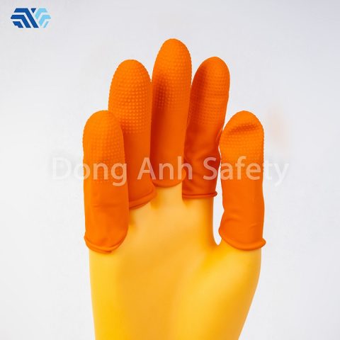Ngón cao su cam sần mỏng