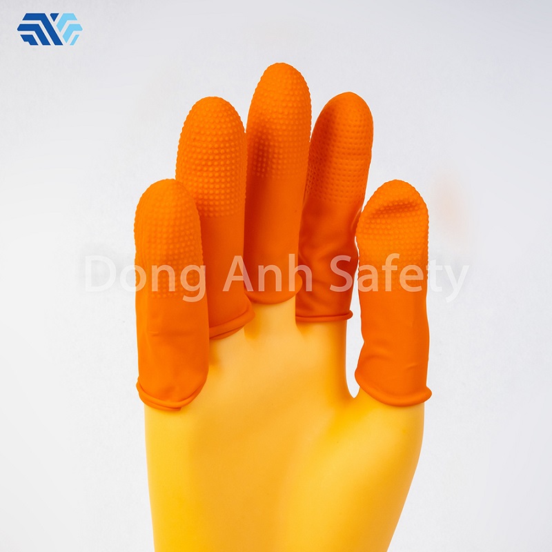 Ngón cao su cam sần mỏng