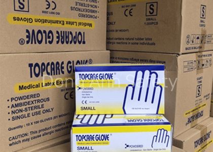 Găng tay latex Topcare