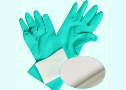 Găng tay Nitrile chống hóa chất NL15 được thiết kế lớp lót cotton thấm mồ hôi cực tiện lợi (Nguồn ảnh: Sưu tầm)