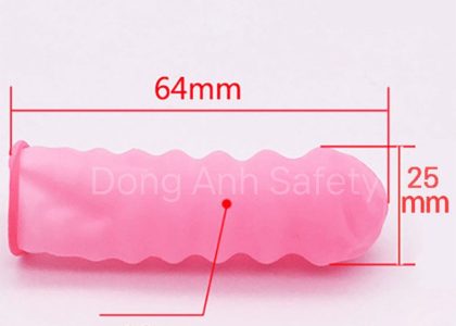 Ngón cao su hồng chống tĩnh điện