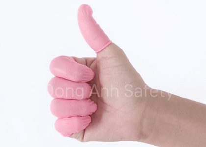 Ngón cao su hồng chống tĩnh điện