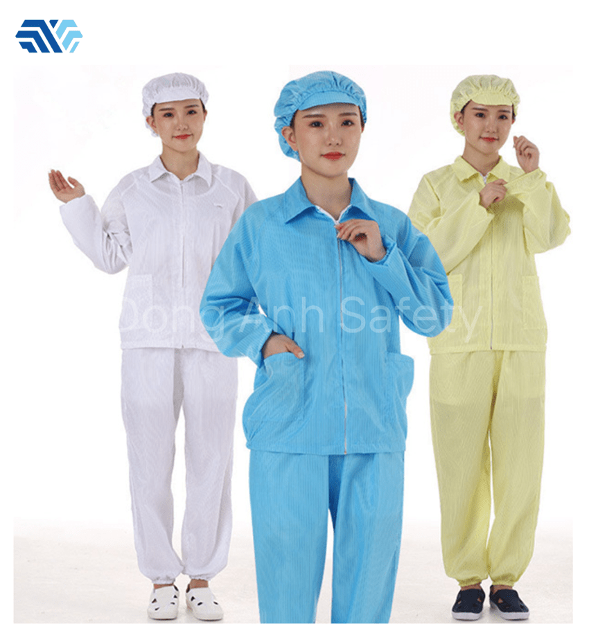 Bộ quần áo phòng sạch áo rời quần rời