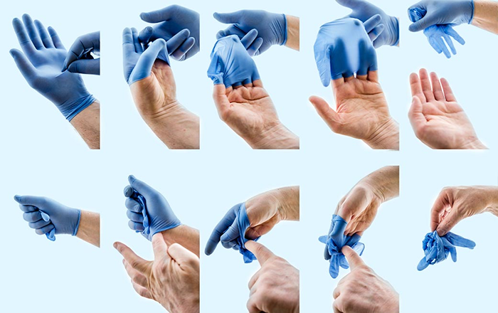 Các bước tháo găng tay y tế đúng cách đầy đủ nhất