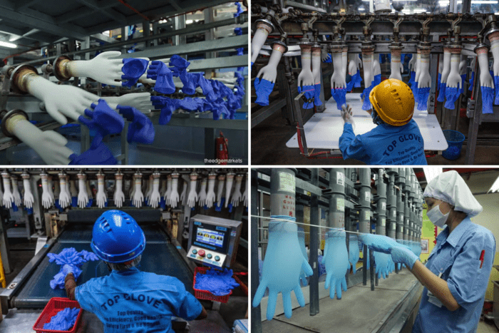 Găng tay sau khi sản xuất sẽ được kiểm tra chất lượng kỹ càng trước khi đóng gói