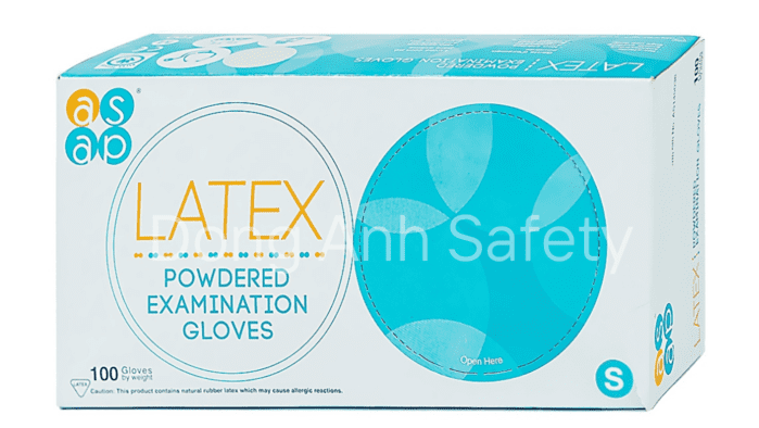 Găng tay y tế 1 hộp bao nhiêu cái? Găng tay Latex ASAP được đóng gói 50 đôi/hộp ~ 100 cái/hộp