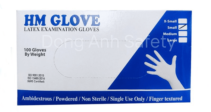 Găng tay y tế 1 hộp bao nhiêu cái? Găng tay HM được đóng gói 50 đôi/hộp ~100/hộp