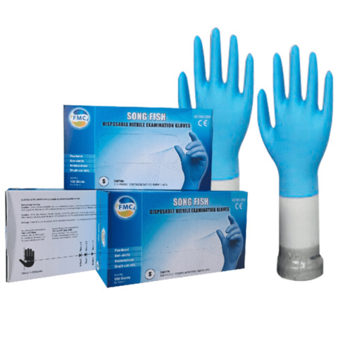 Hộp găng tay y tế cao su Nitrile
