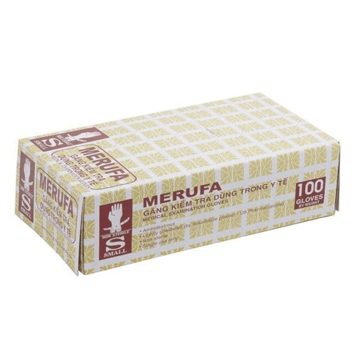 Găng tay y tế loại dài MERUFA là lựa chọn phù hợp với mức giá bình dân (Nguồn ảnh: Sưu tầm)