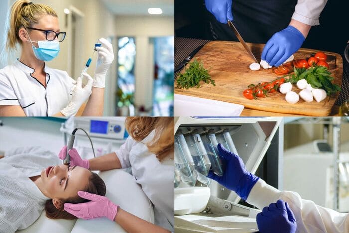 Một số ứng dụng phổ biến của găng tay y tế Nitrile Malaysia