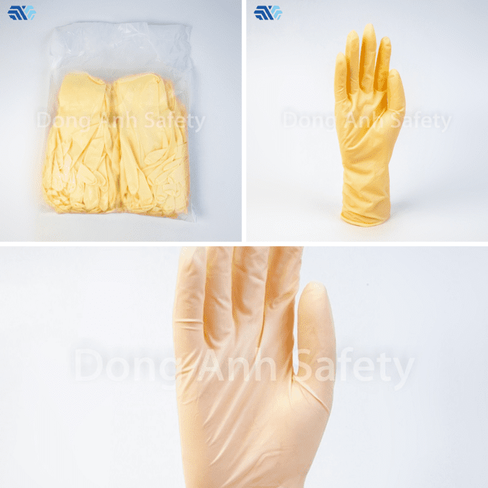 Ba loại găng tay Latex của Vật tư Công nghiệp Đông Anh (Nguồn ảnh: Sưu tầm)