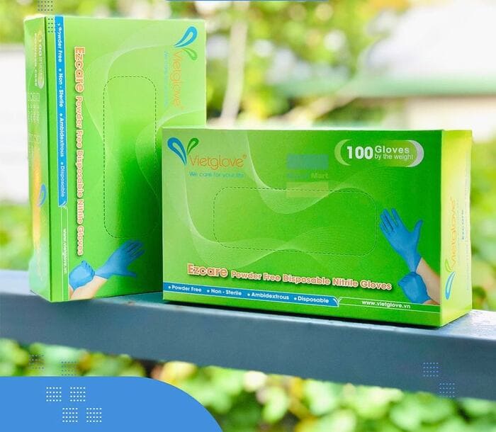 Găng tay cao su tự nhiên không bột Vietglove dẻo dai. (Nguồn ảnh: Sưu tầm)