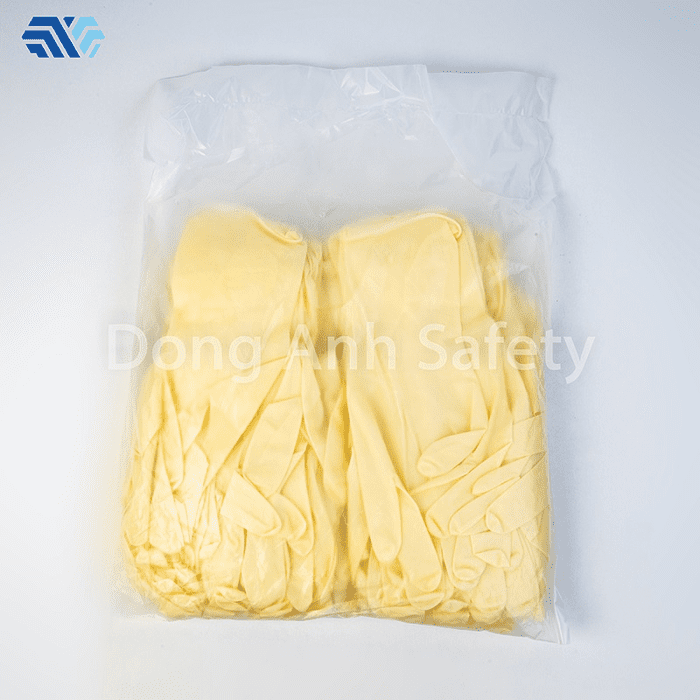 Găng tay Latex không bột không gây kích ứng (Nguồn ảnh: Sưu tầm)