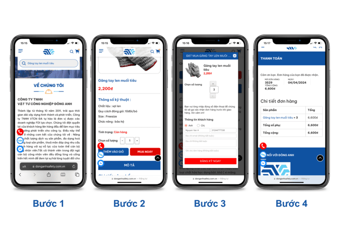Hướng dẫn đặt mua qua website Xclean Safety