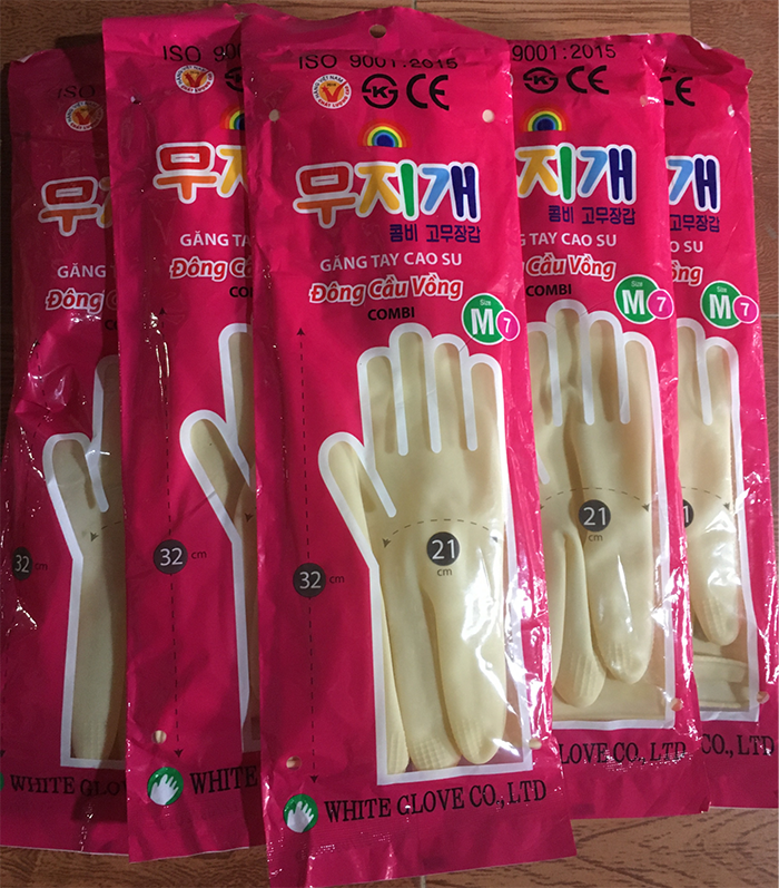Bao tay cao su Cầu Vồng có thiết kế nổi bật (Nguồn ảnh: Sưu tầm)
