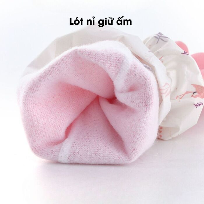 Bên trong găng có lớp lót nỉ giữ ấm