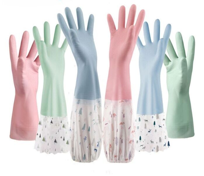 Găng tay nhiều màu bo chun dài 52 cm