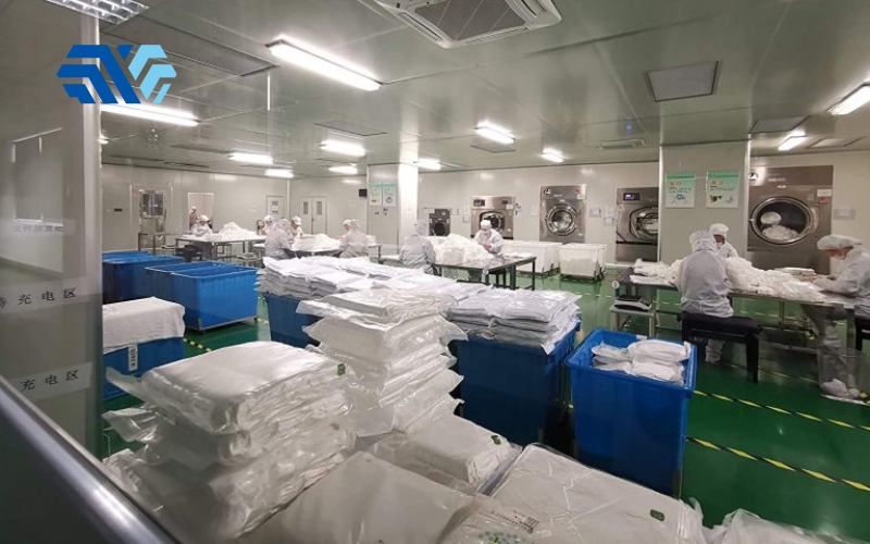 Quy trình sản xuất khăn lau phòng sạch chi tiết